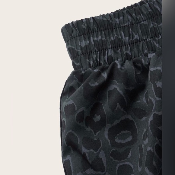 NWOT, Never Worn.Breathable Leopard Sports Shorts with inside Spandex Attachment - Picture 3 of 5